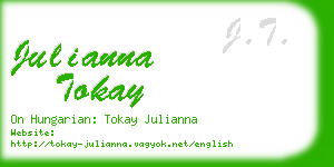 julianna tokay business card